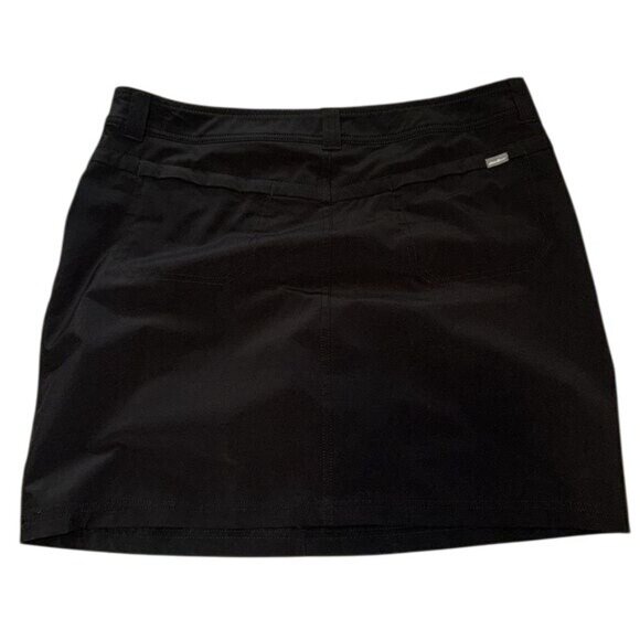 Eddie Bauer Womens Black Skort Size 10 Polyester Blend - Picture 8 of 10
